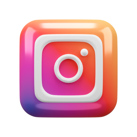 Free Instagram  3D Icon