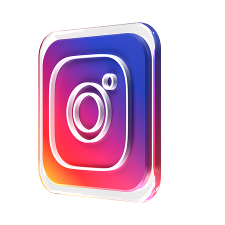 Free Instagram  3D Icon