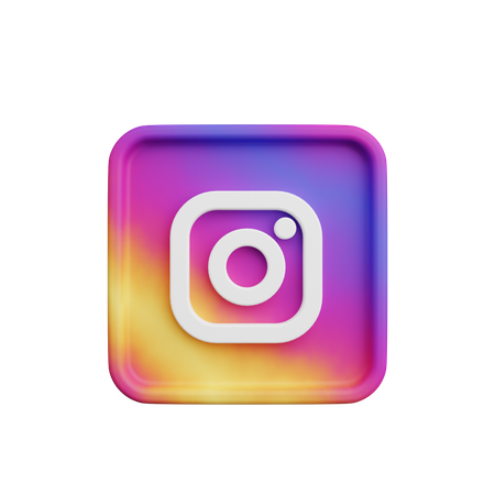 Free Instagram  3D Icon