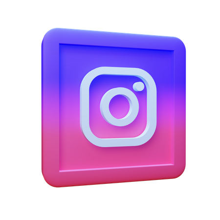 Free Instagram  3D Icon
