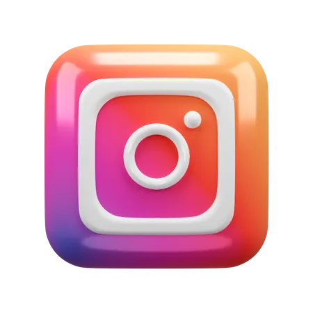 Free Instagram 3D Illustration