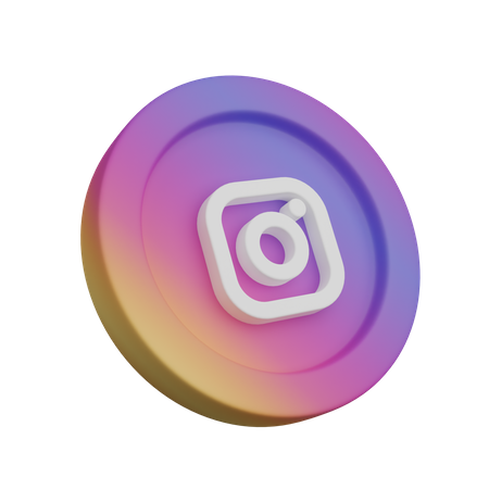 Free Instagram  3D Logo