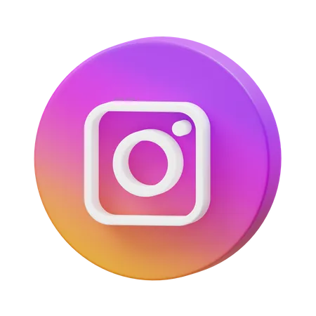 Free Instagram Logo 3D Logo download in PNG, OBJ or Blend format