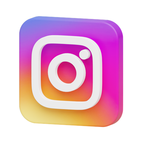 Free Logo instagram  3D Illustration