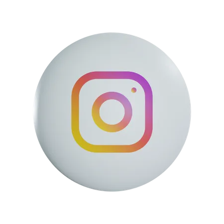 Free Instagram  3D Icon