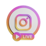 live on instagram design assets