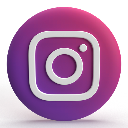 Free Logotipo do instagram  3D Icon