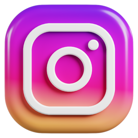 Free Logotipo do instagram  3D Icon