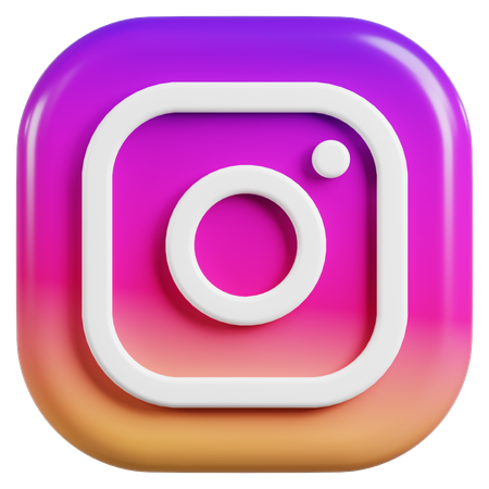 Free Instagram Logo  3D Icon