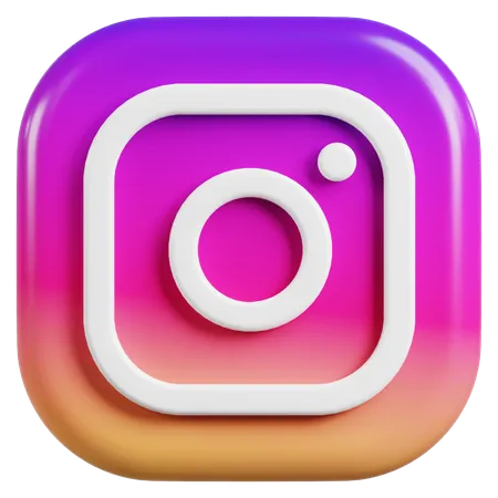 Free Instagram Logo  3D Icon
