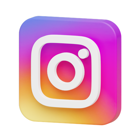 Free Instagram Logo  3D Illustration