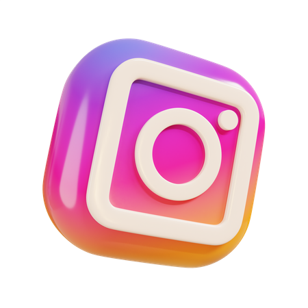 Free Instagram Logo  3D Logo