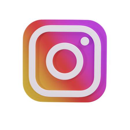 Free Instagram logo  3D Icon