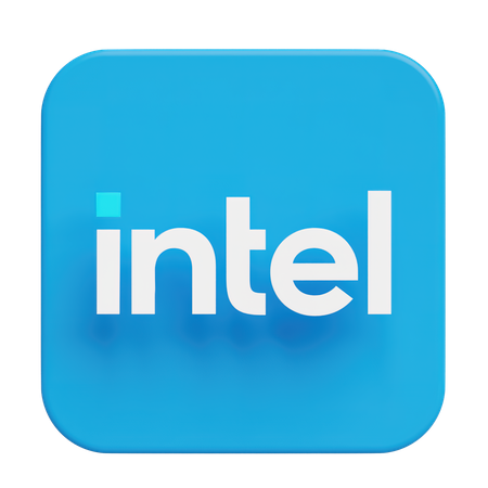 Free Intel  3D Logo