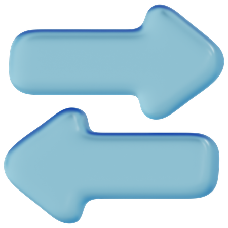 Free Intercambio de vidrio azul  3D Icon
