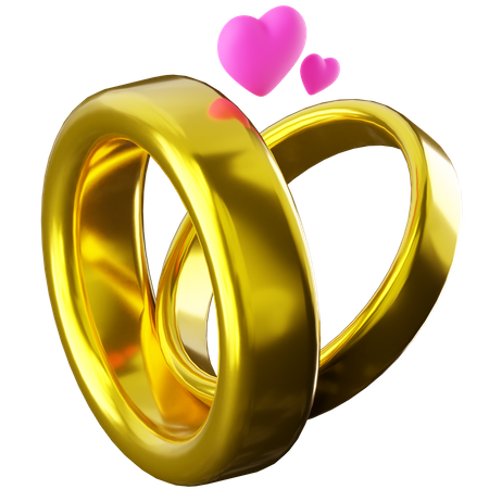 Free Intertwined Rings 3D Icon