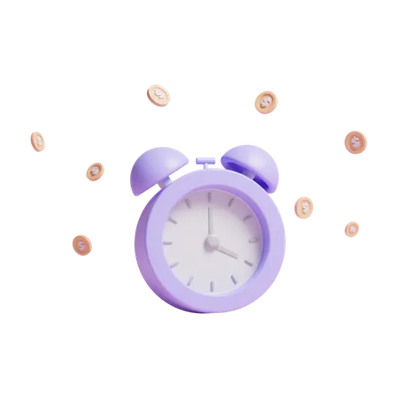 Free Investment Time  3D Icon