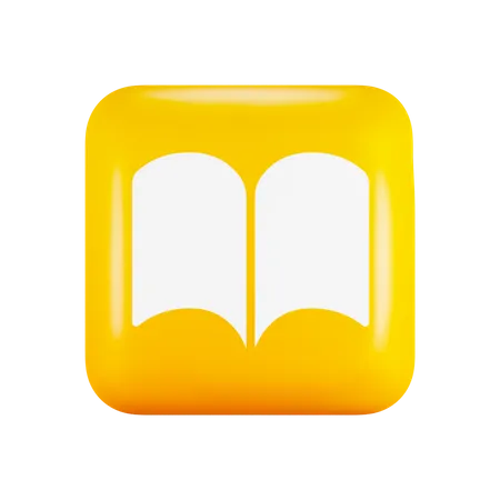 Free Ios Books application  3D Logo