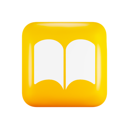 Free Ios Books application  3D Logo