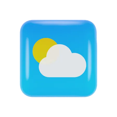 Free Clima em iOS  3D Logo