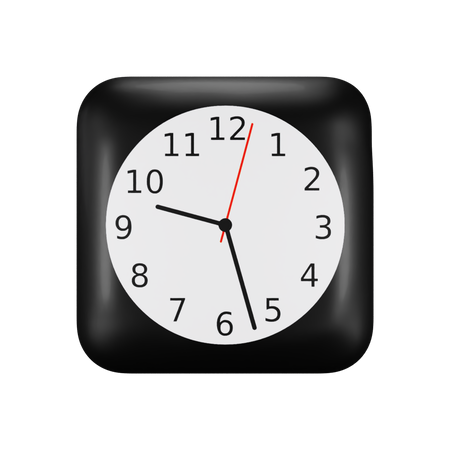 Free Ios Clock Application  3D Icon