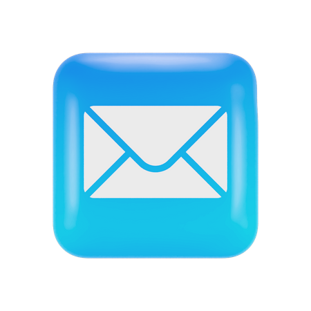 Free Ios Mail Application 3D Illustration