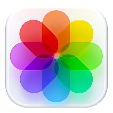 Free Ios Photos  3D Icon