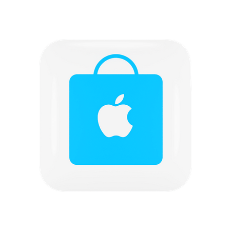 Free Ios Store  3D Logo
