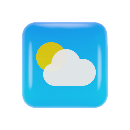 Free Ios Weather  3D Logo