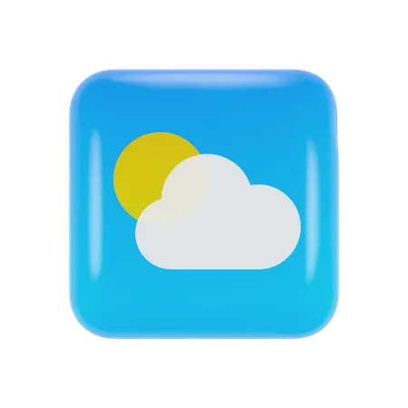 Free IOS-Wetter  3D Logo