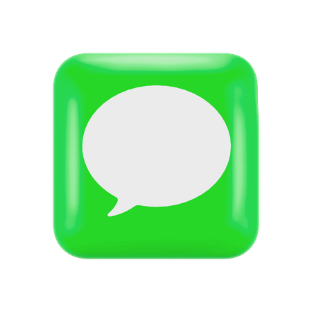 Free Iphone-Nachrichten-App  3D Logo