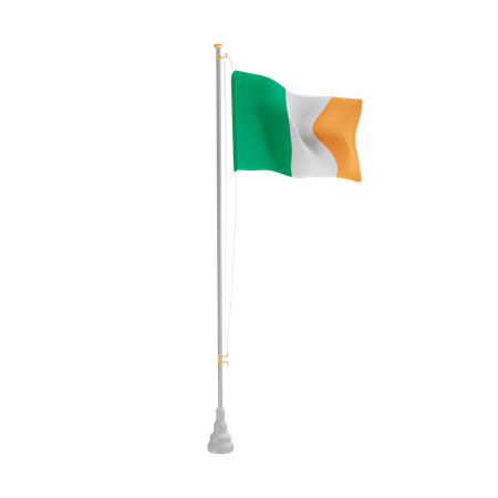 Free Ireland Republic  3D Flag