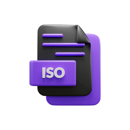 Free Iso File  3D Icon