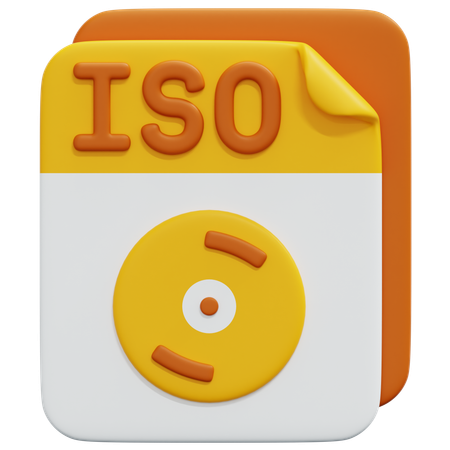 Free Iso File  3D Icon