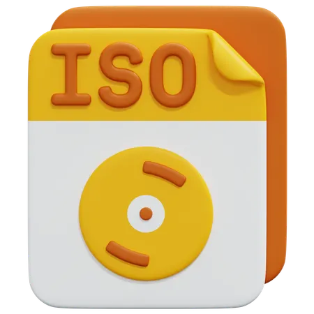 Free Iso File  3D Icon