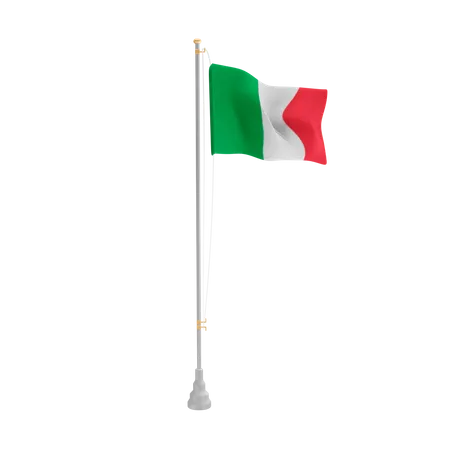 Free Italy  3D Flag