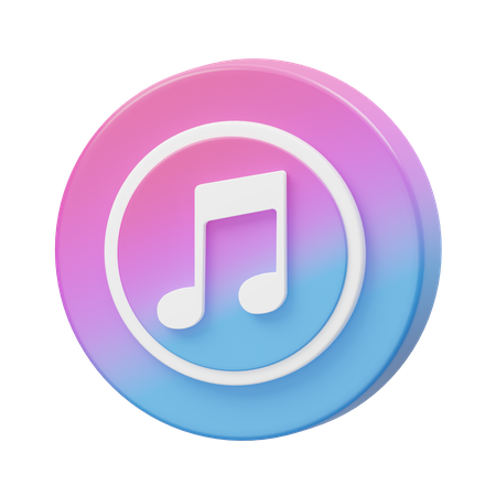 Free Itunes  3D Logo