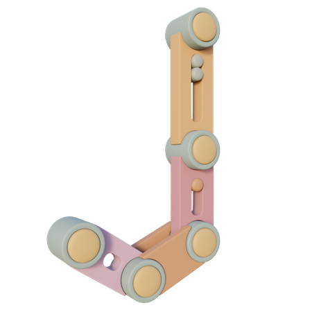 Free J alfabeto  3D Icon
