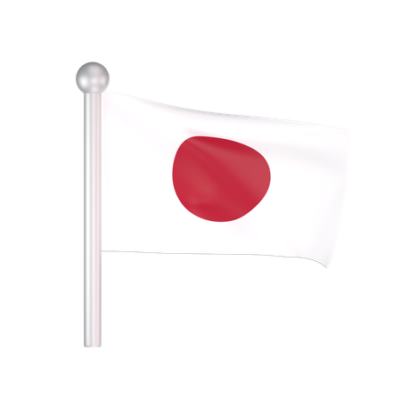 Free 日本国旗  3D Icon