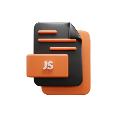 Free Js File  3D Icon