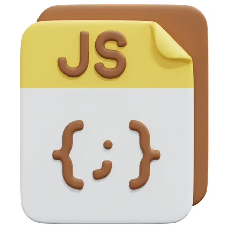 Free Js File  3D Icon