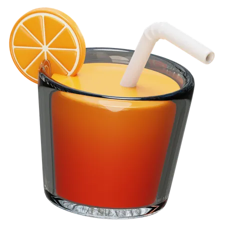 Free Zumo de naranja  3D Icon