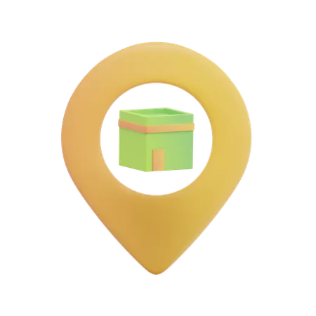 Free Ubicación de la kaaba  3D Icon