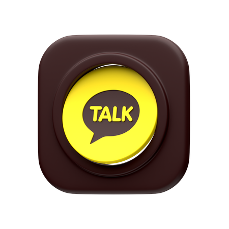 Free Kakao Talk  3D Icon