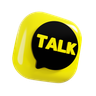 kakaotalk logo emoji 3d