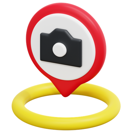 Free Kamerastandort  3D Icon