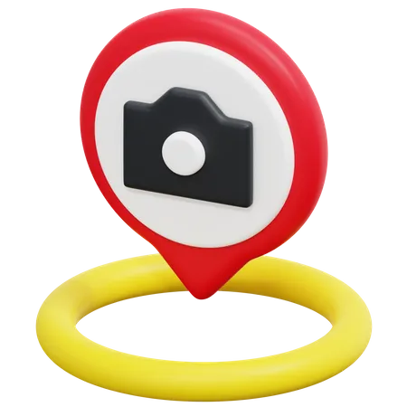 Free Kamerastandort  3D Icon