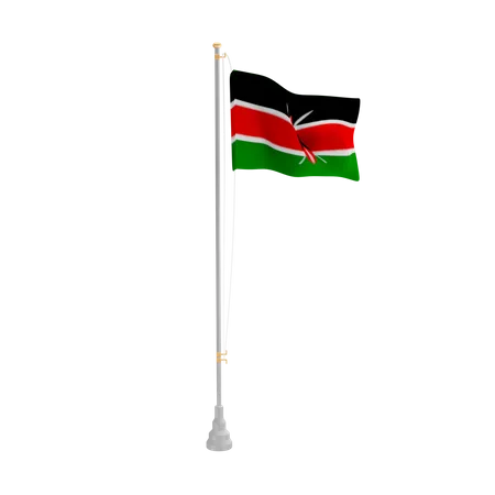 Free Kenia  3D Flag