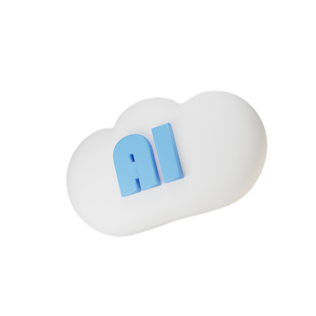 Free KI-Cloud  3D Icon