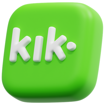 Free Kik  3D Icon
